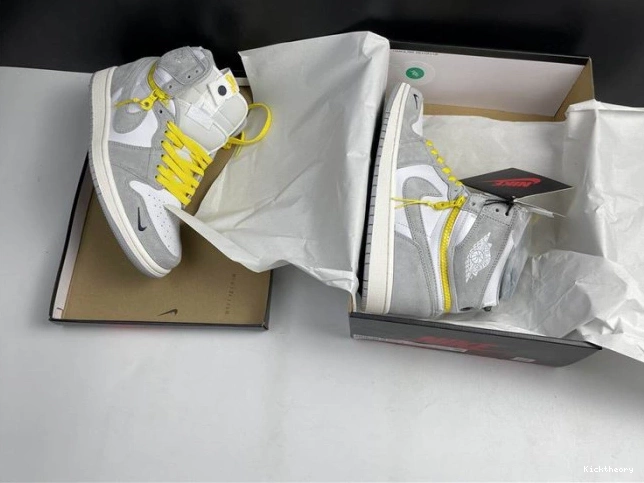 Kick Theory Jordan Smoke CW6576-100 Switch 1 High Air Light 0814